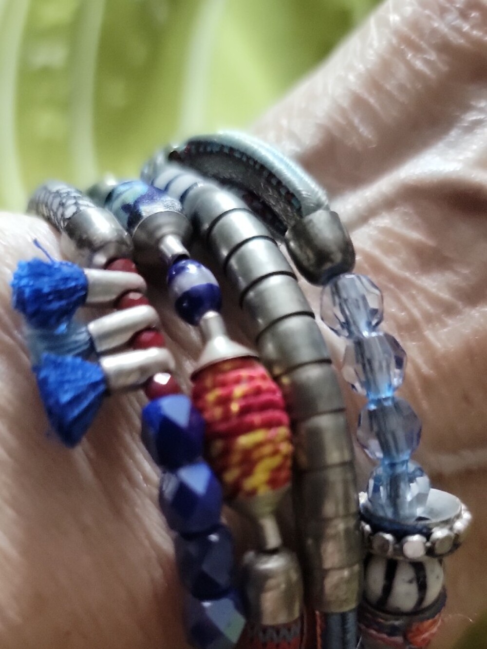 Ayala Bar Multicolor Beaded Wrap Bracelet - Picture 5 of 7